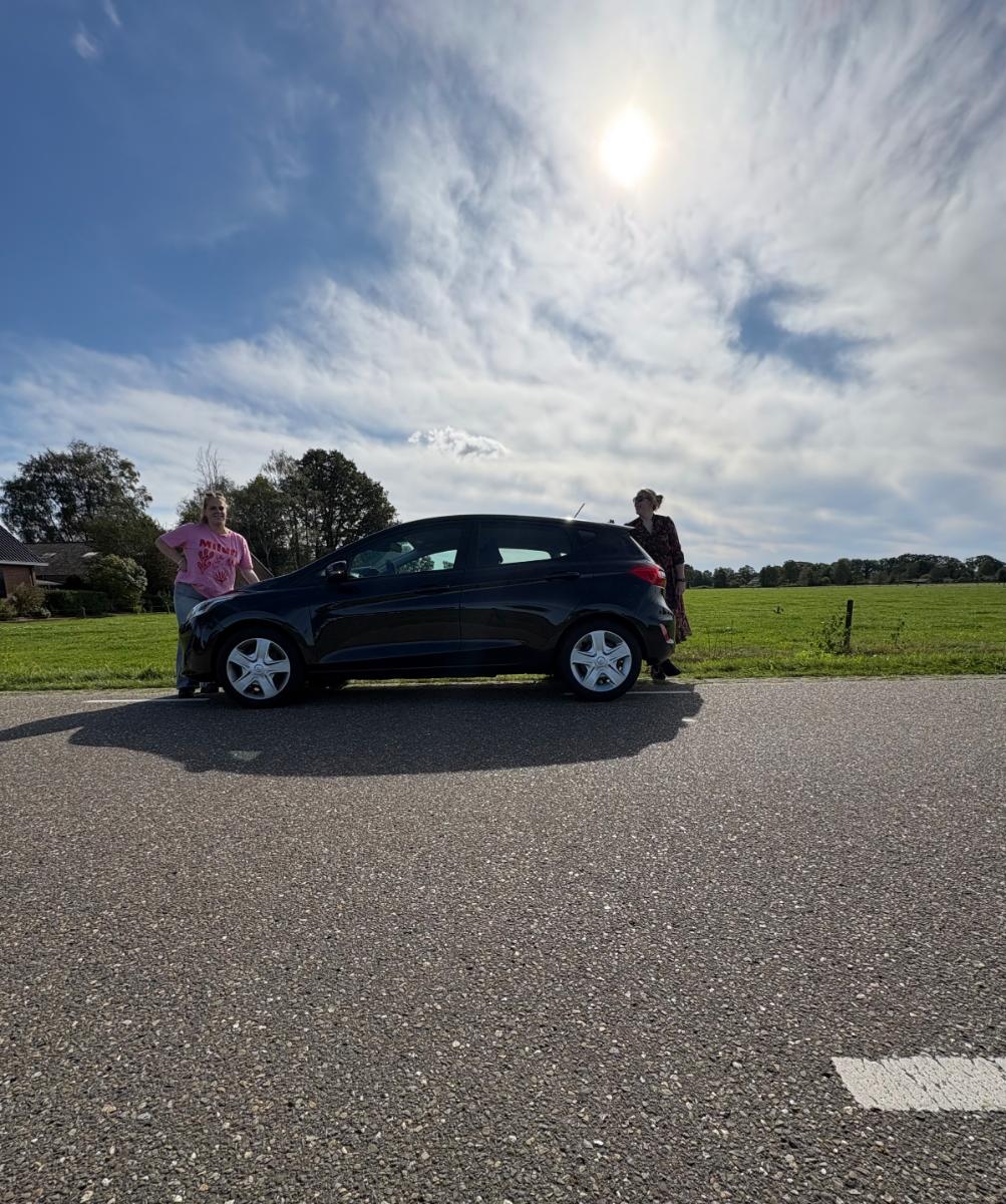 Deelnemers onderweg