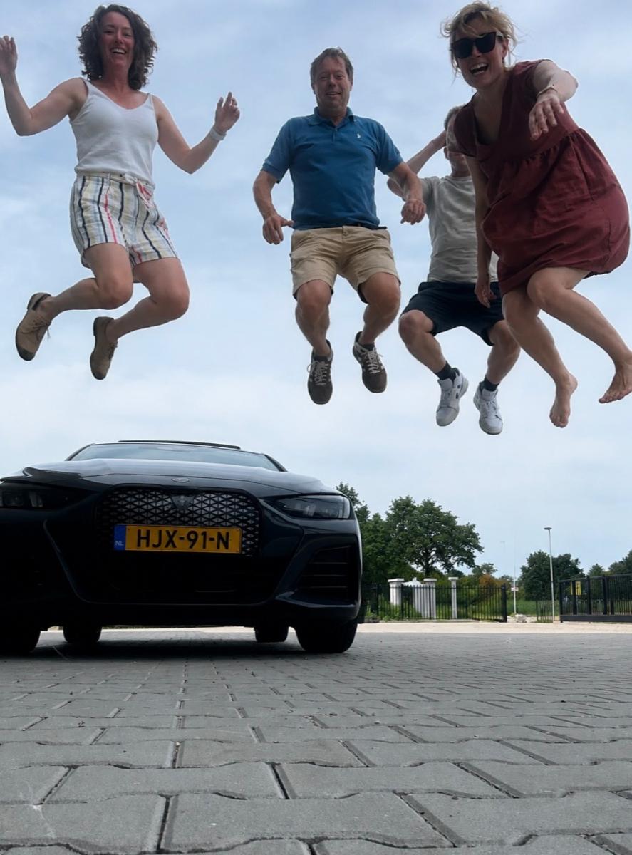 Deelnemers onderweg