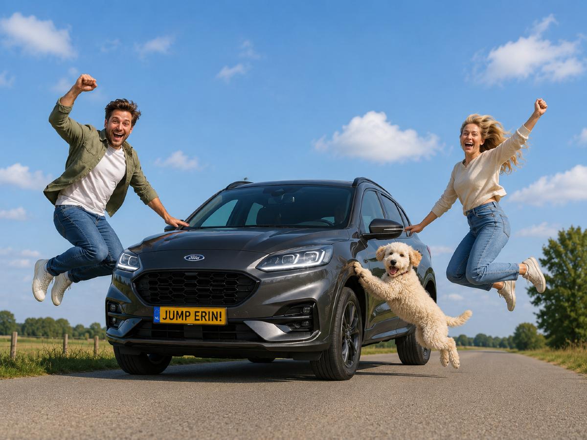 Deelnemers onderweg