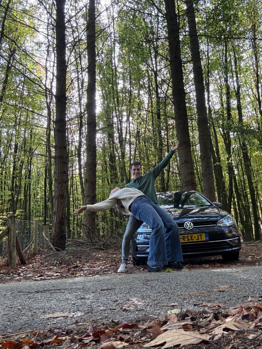 Deelnemers onderweg