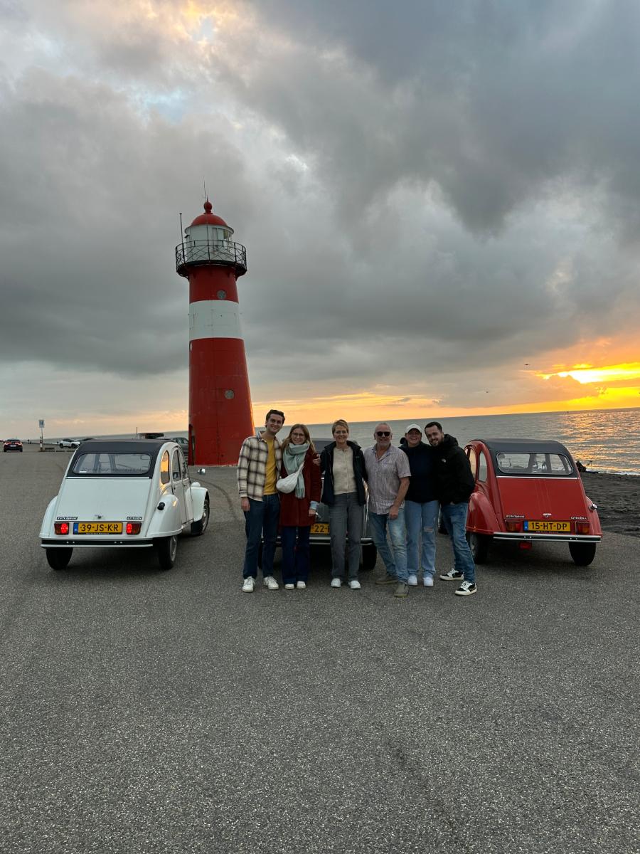 Deelnemers onderweg